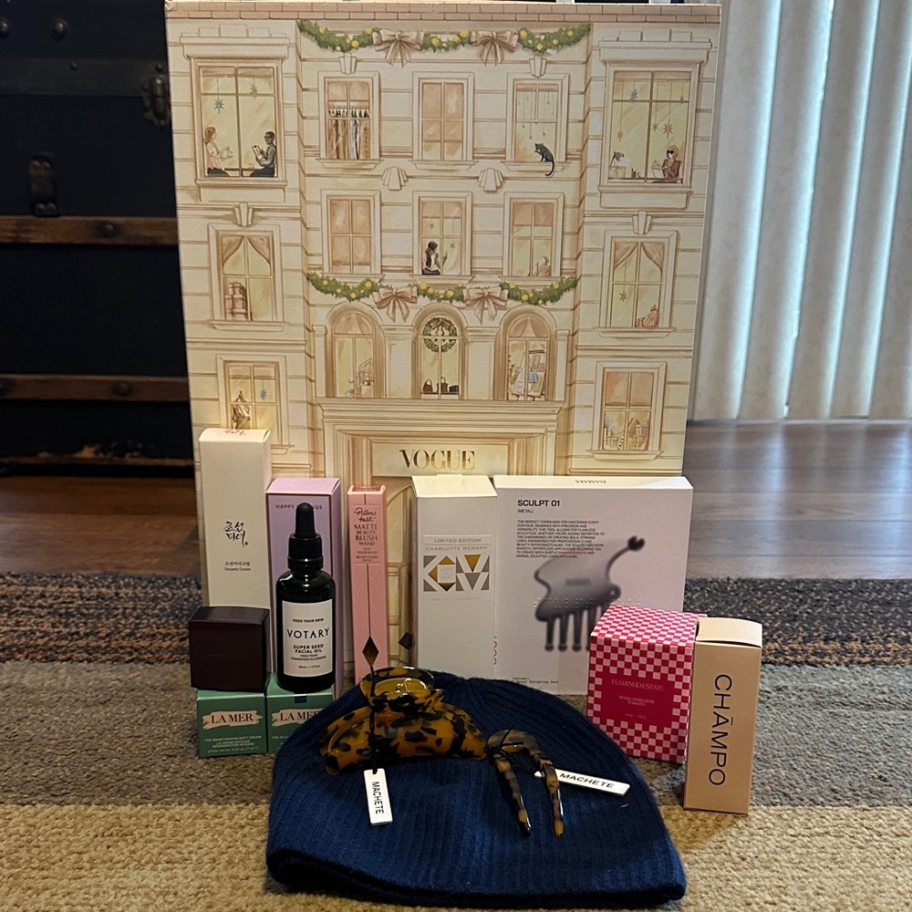2025 Vogue advent calendar items.